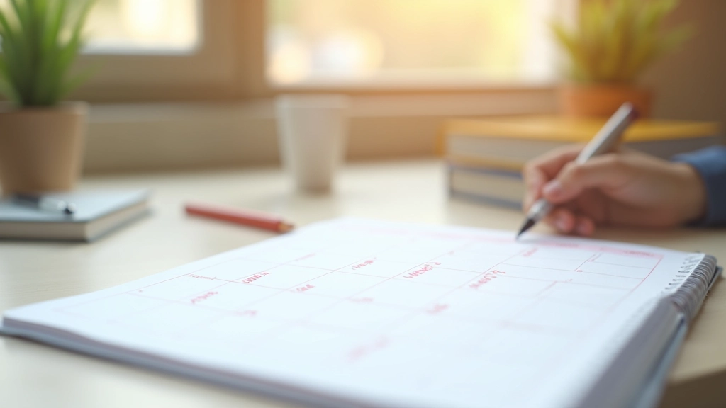 Calendario con fechas destacadas de convocatorias de becas educativas para 2026